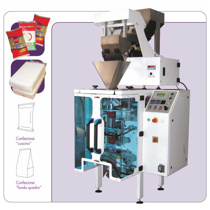 Automatic vertical packaging machine - KOMPAKT + M model